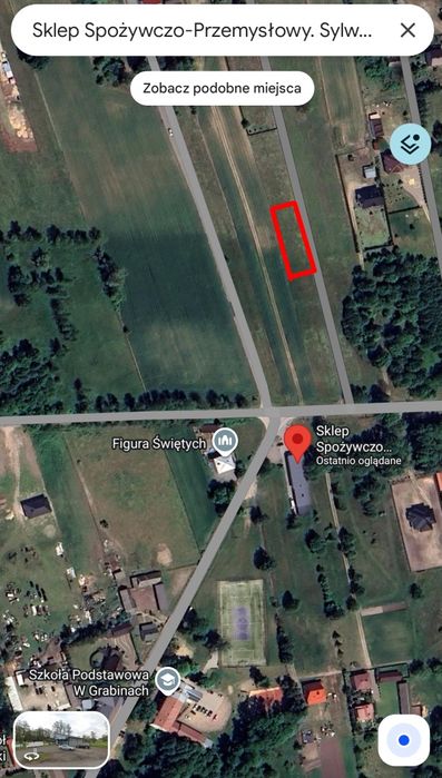 Działka budowlana w miejscowości ZALESIE gm. Sadowne nad BUGIEM