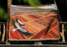 Gobelin , narzuta ,pled + torba – Nad rodzinną ziemią.Art Blanket + Sh