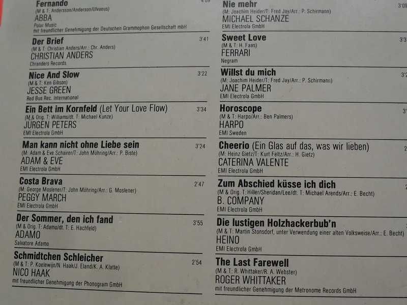 EMI 20+2 Super Hits ABBA, Roger Whittaker