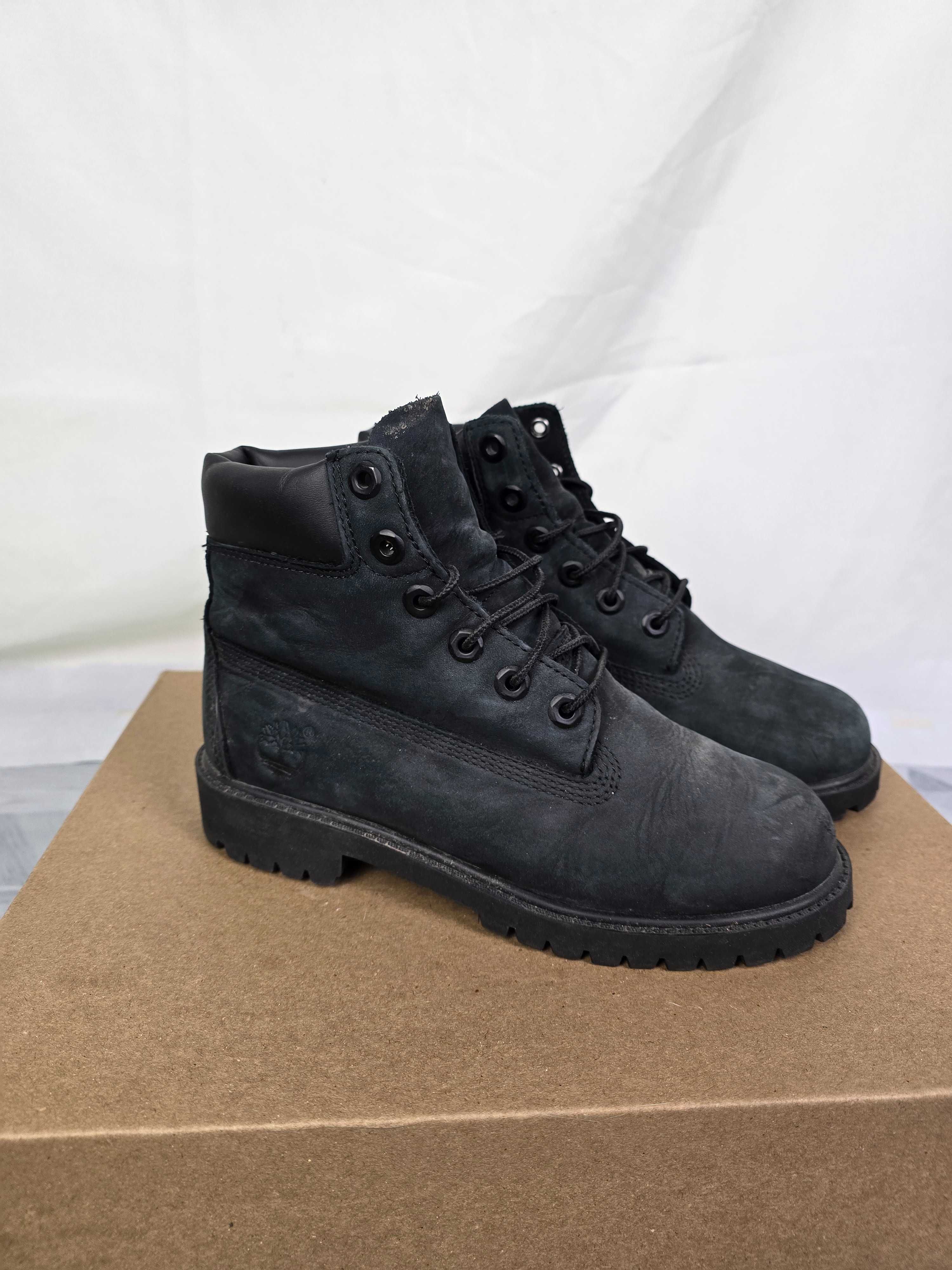 Buty damskie trapery śniegowce zimowe timberland premium 6