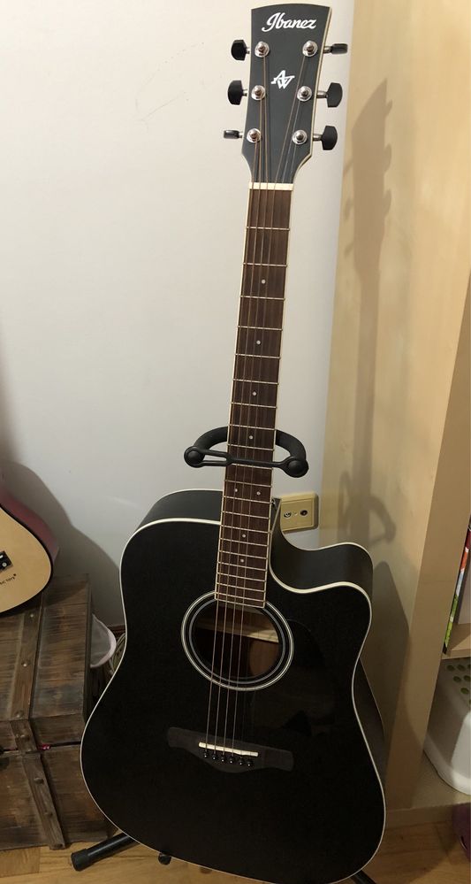 Guitarra Ibanez AW84CE-WK