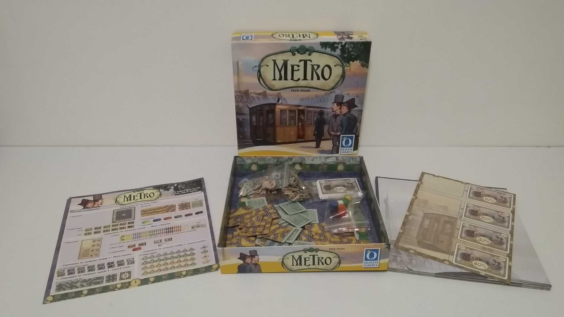 Metro com 4 expansões - Jogo de Tabuleiro