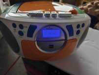 Kolorowy boombox radio dual