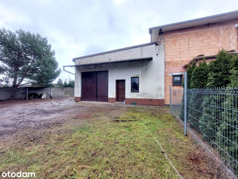 warsztat samochodowy z domem 120m