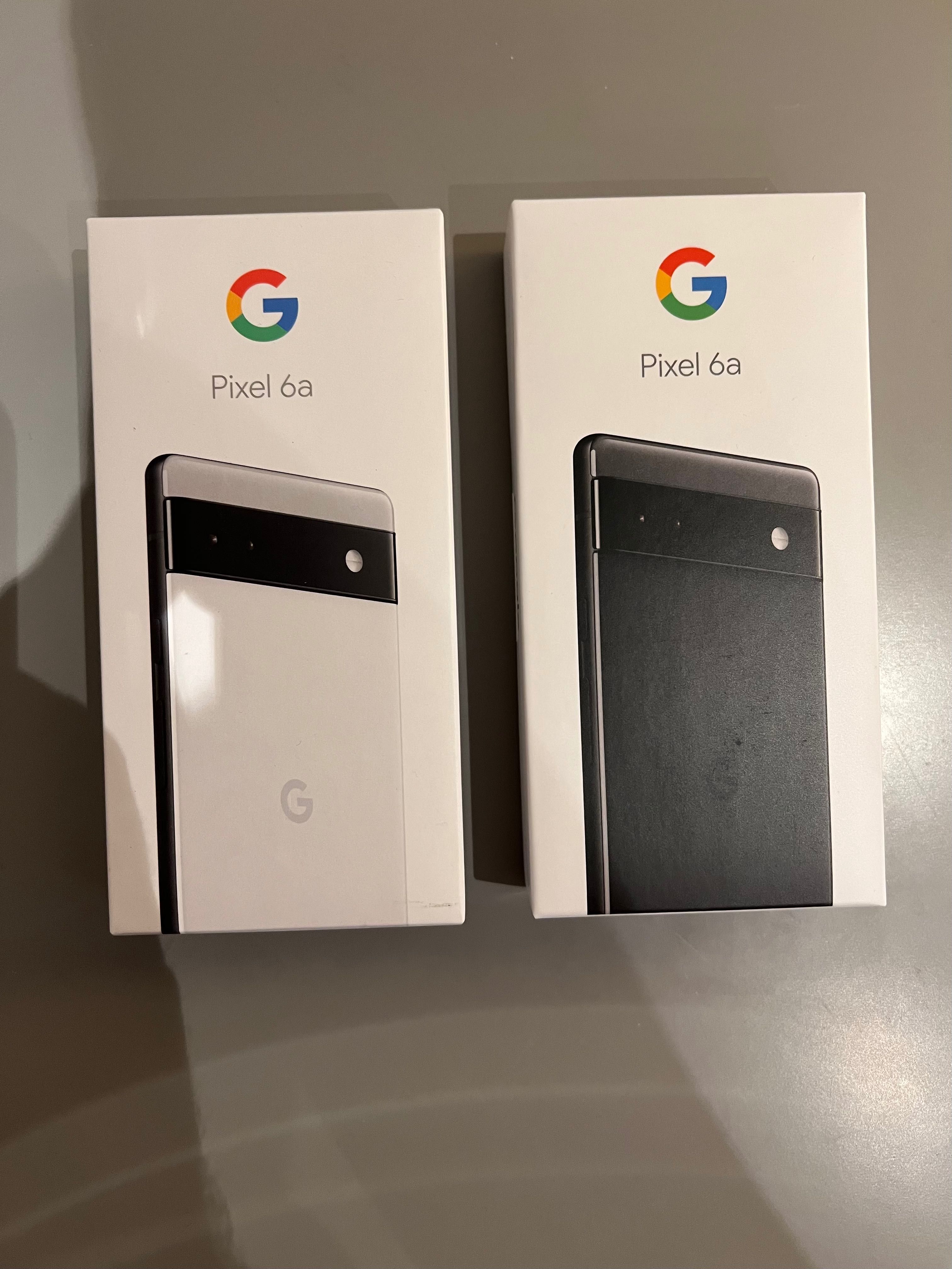 Google Pixel 6a/New/Unlocked/128 gb/Chalk/Charcoal/Запаковані