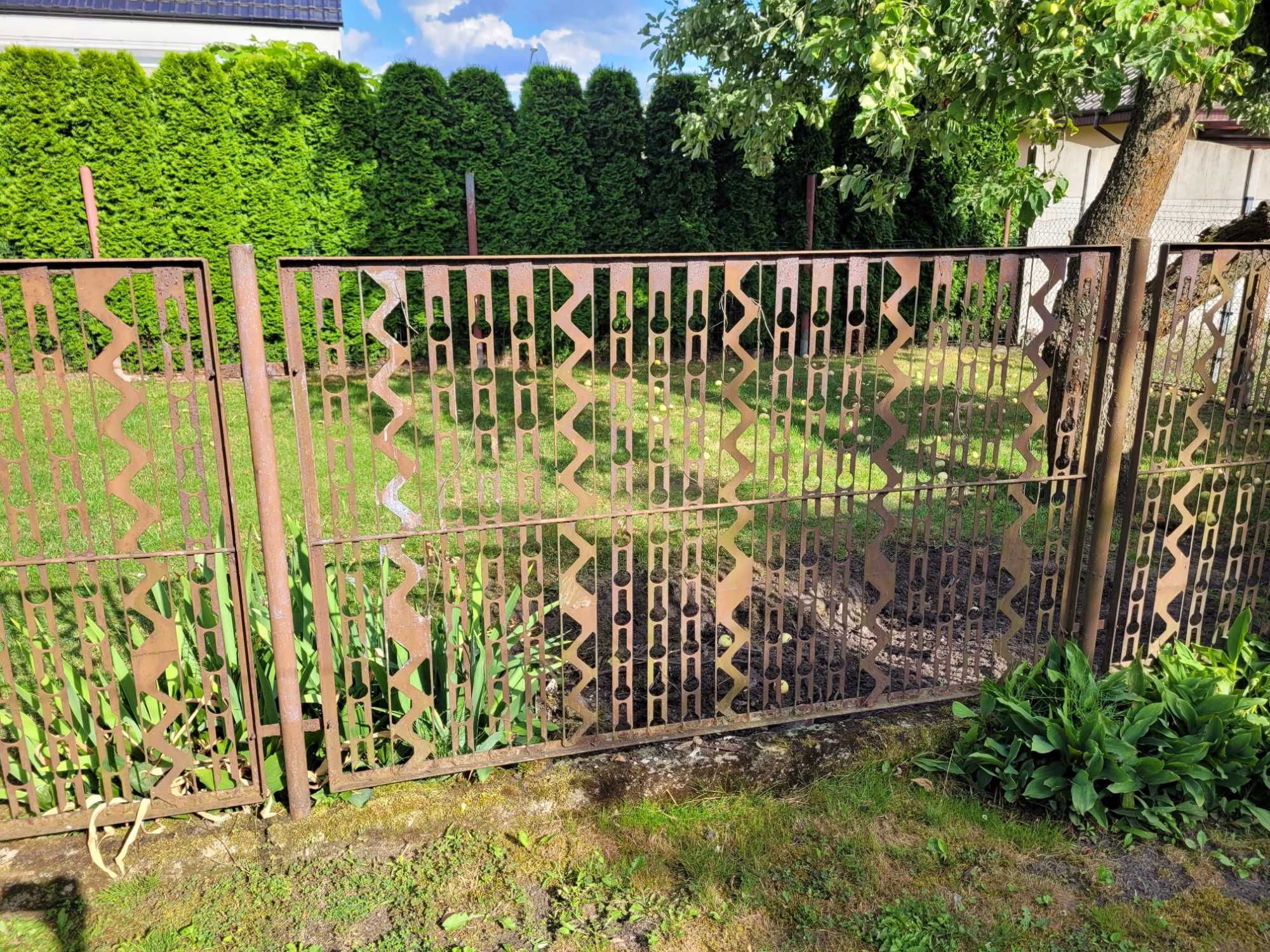 Płot ogrodzenie panel złom