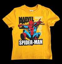 Żółta koszulka z krótkim rękawem Spider-Man Marvel rozm. 8A / 128