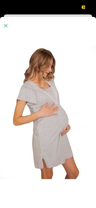 Нічна сорочка для вагітних і годуючих стан нової розмір m