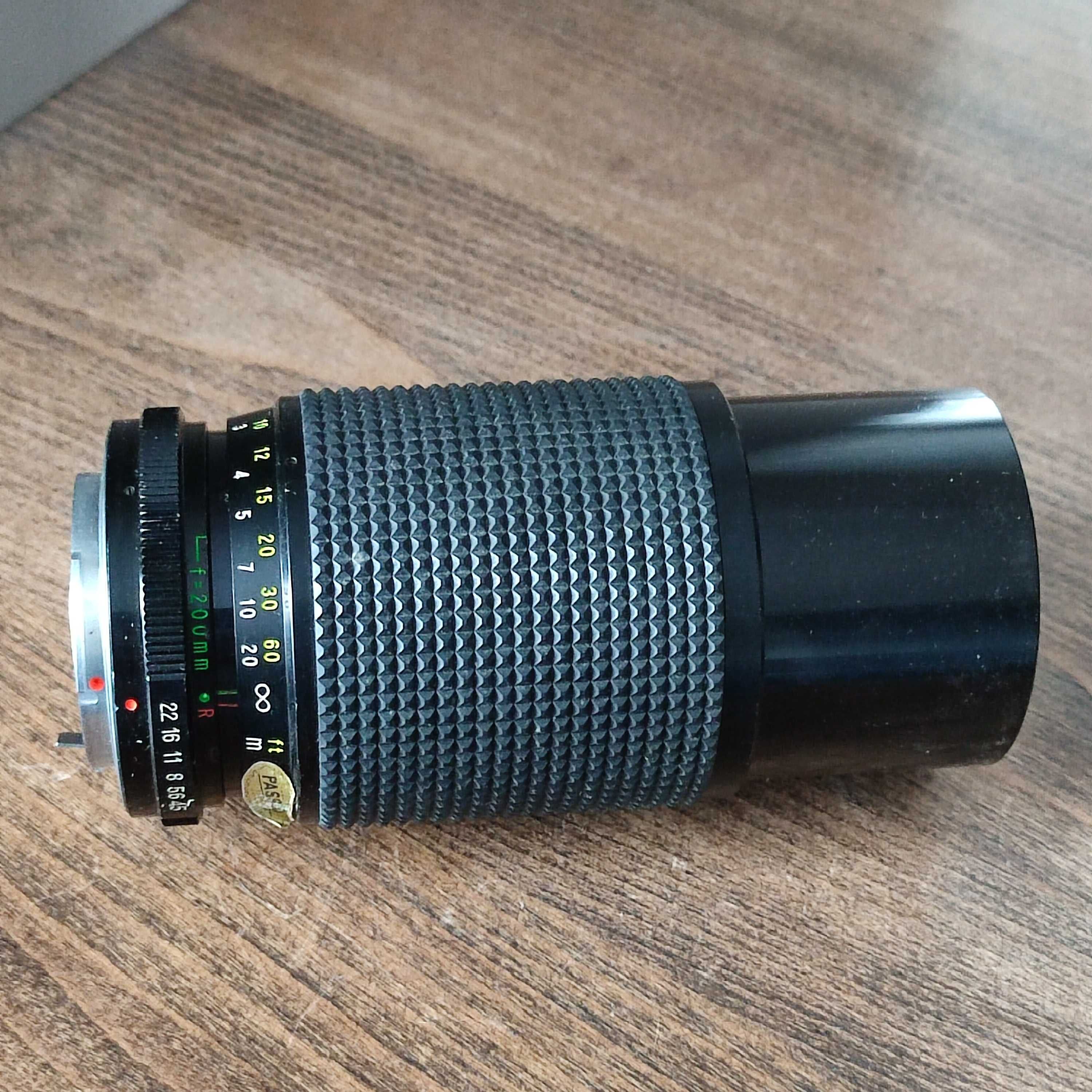 Obiektyw ENSINOR MC 1:4,5 80-200mm mocowanie PENTAX