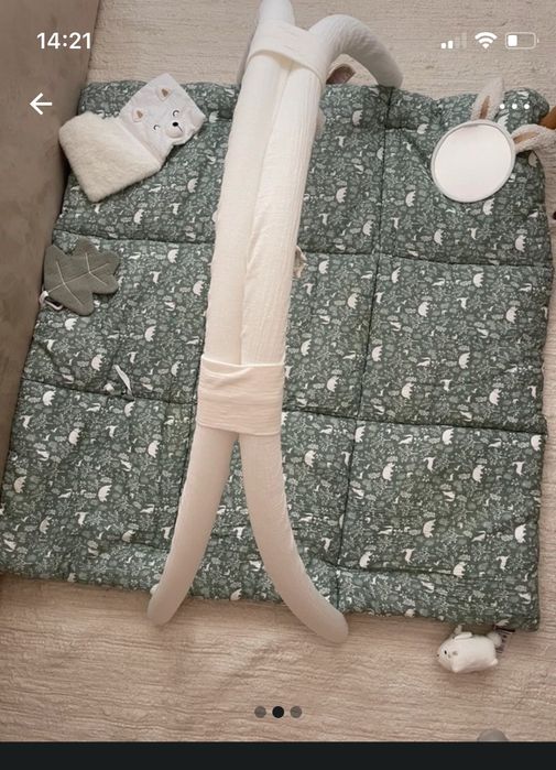 Tapete de atividade, em gaze de algodão (como novo)