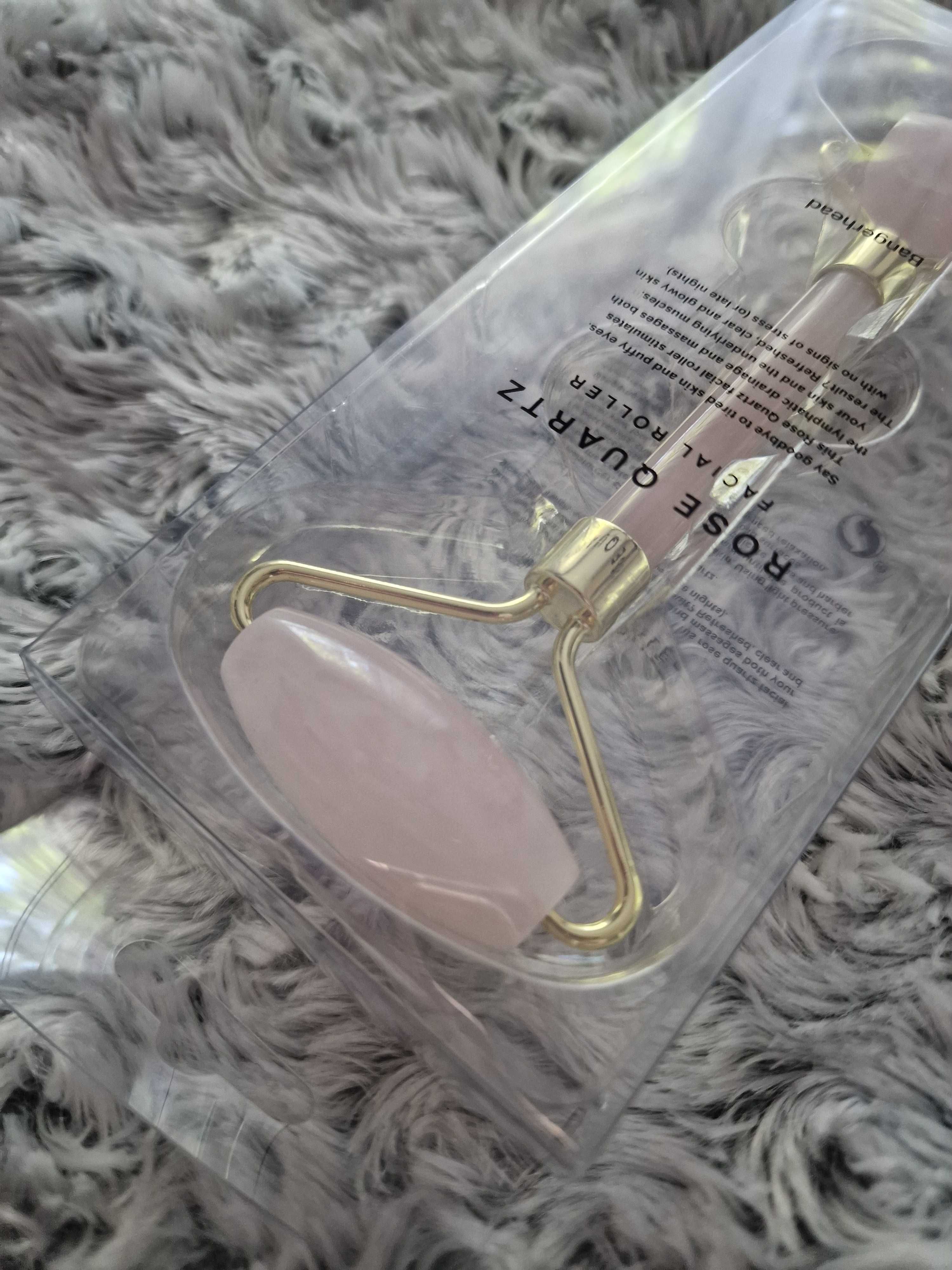 Roller do twarzy z różowego kwarcu Rose Quartz Bangerhead