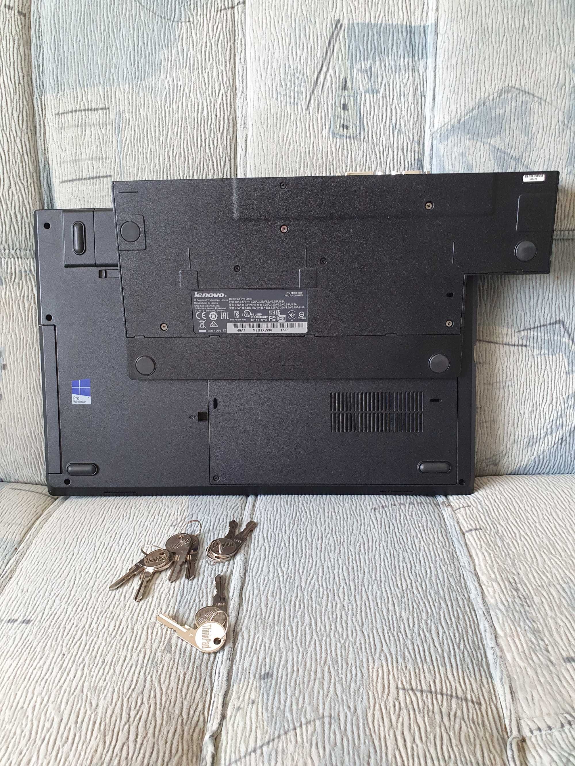 Ноутбук Lenovo ThinkPad L570+ Док-станція.