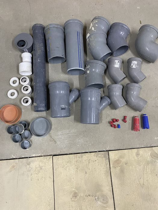 Pozostalosci po budowie pex , pp , pcv
