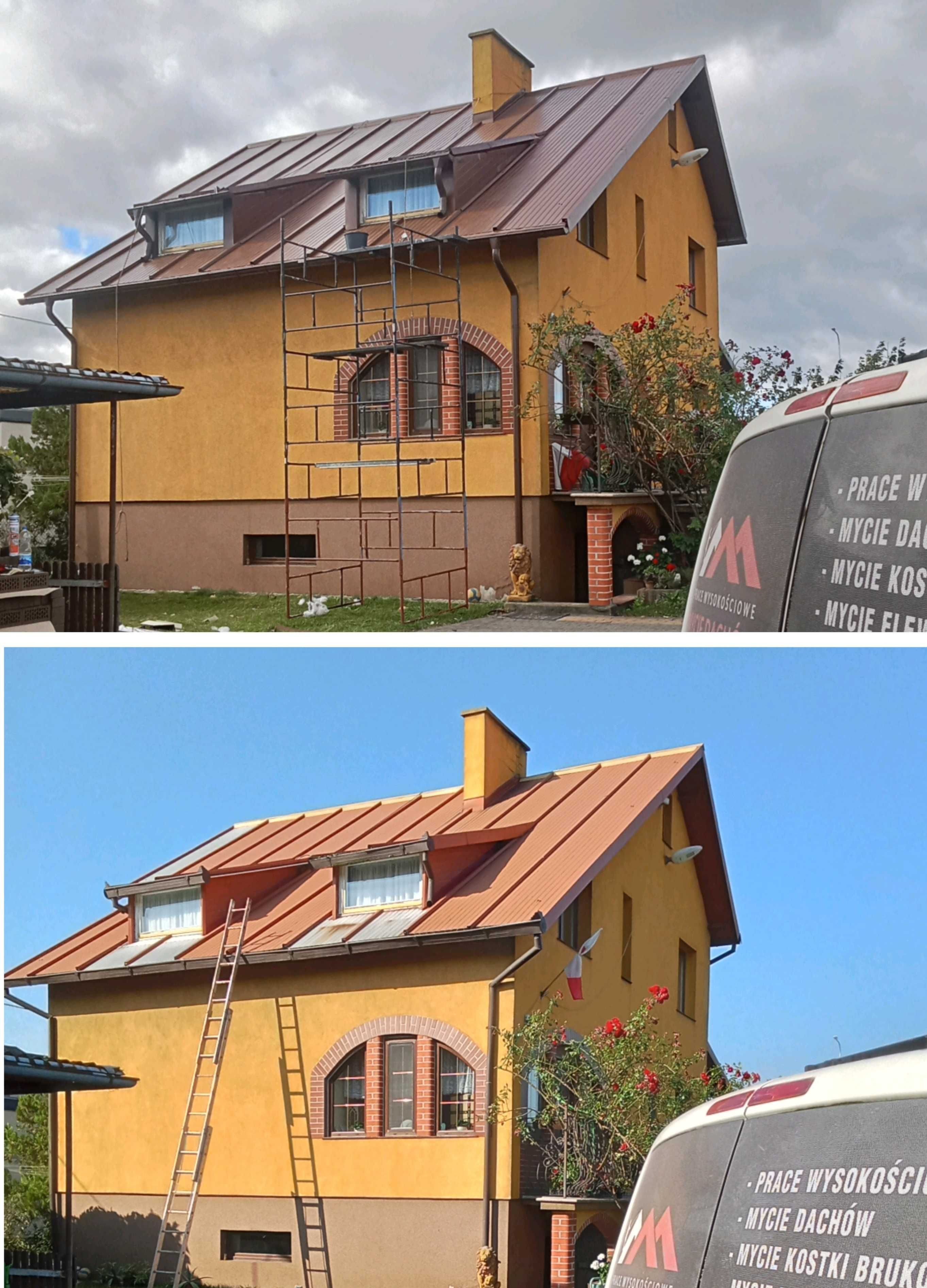 Mycie, malowanie dachów, elewacji Promocyjne Ceny
