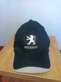 Czarna czapka Peugeot