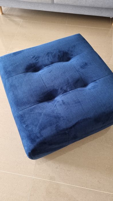 Puf em veludo,  como novo