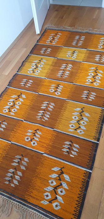 Kilim wełniany okresu Prl