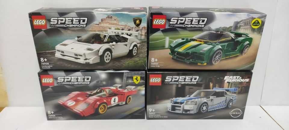 Lego Speed Champions Lamborghini 76908 Ferrari 76906 Nissan 76917