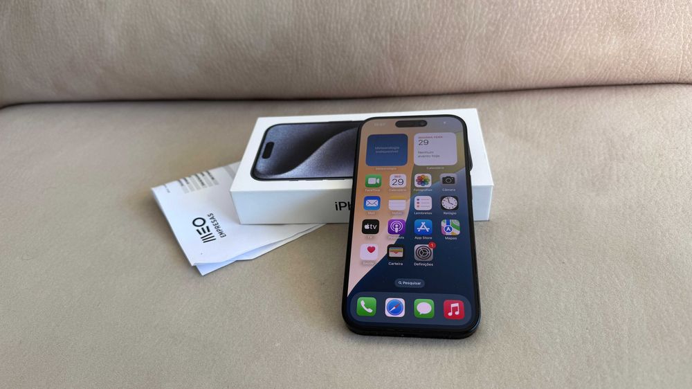 Vendo troco iPhone 15 Pro 128Gb C/Fatura e Garantia Apple