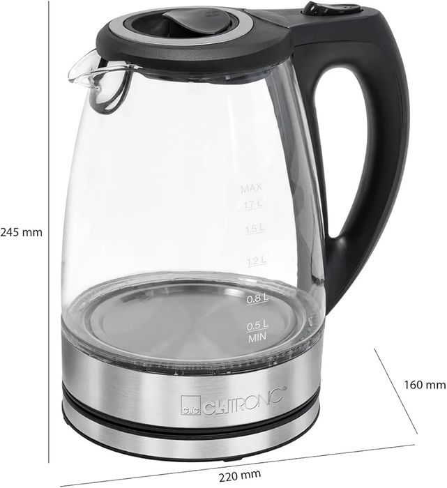 [Novo] Jarro Fervedor Eléctrico 1.7 Litros 220OW - Clatronic