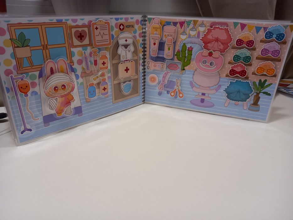 Лабубу альбом на липучках