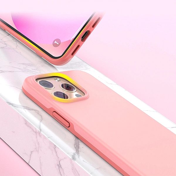 Choetech MFM Anti-drop case etui Made For MagSafe do iPhone 13 Pro róż