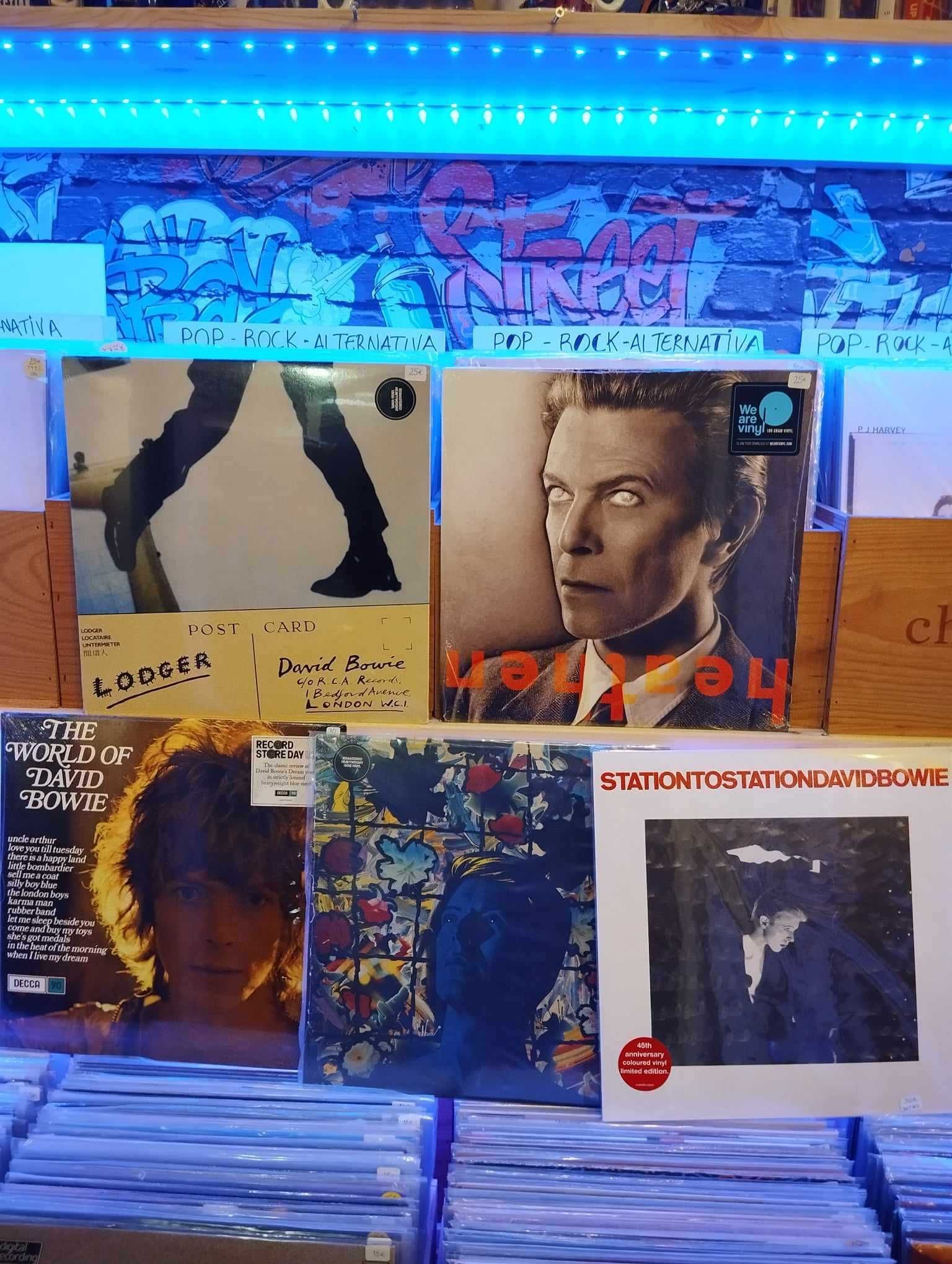 Vinil - David Bowie , Springsteen, Blondie,Bon Jovi,Clash, Anne Clarck