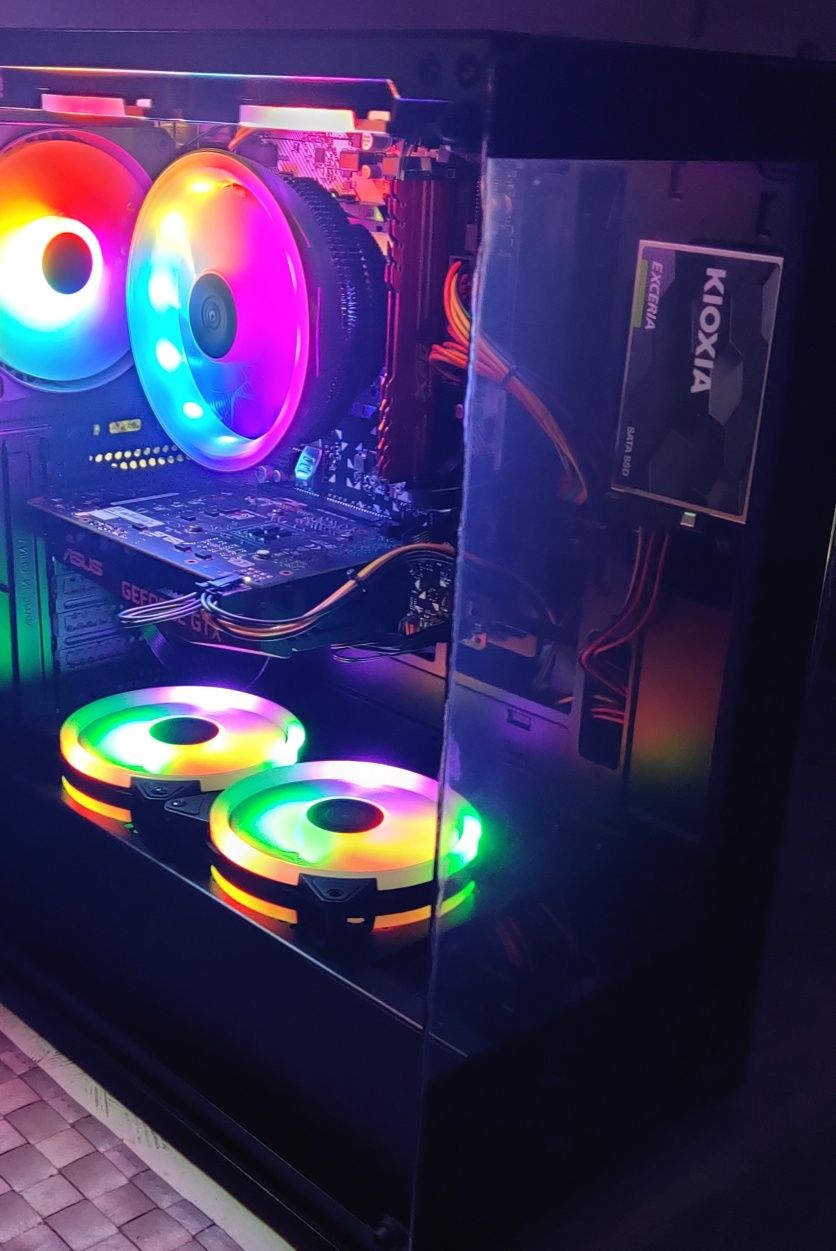 Pc Gamer Ryzen Full Glass RGB C/Garantia