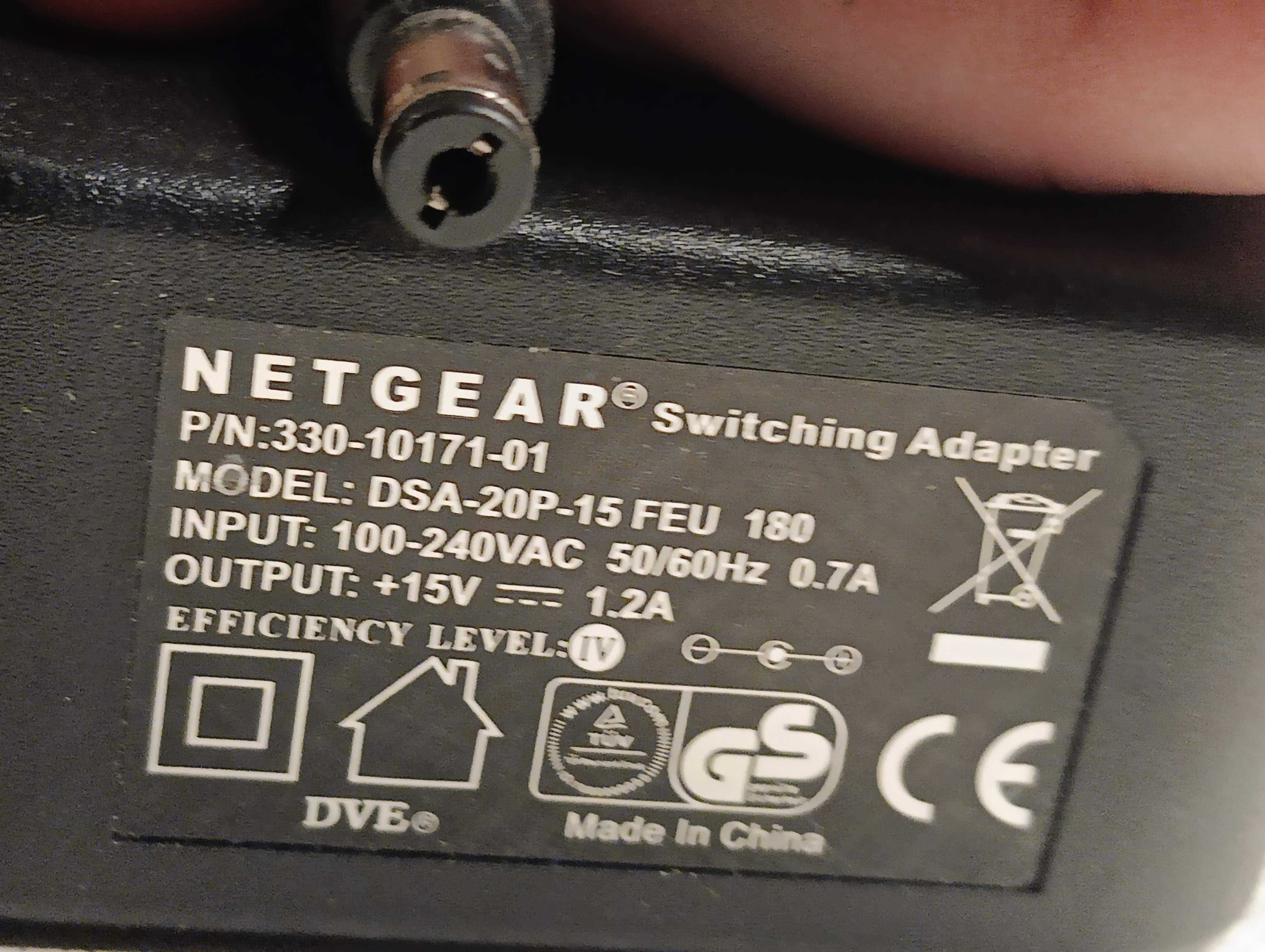 Блок живлення питания 15V 1.2A NETGEAR (5.5×2.1mm)