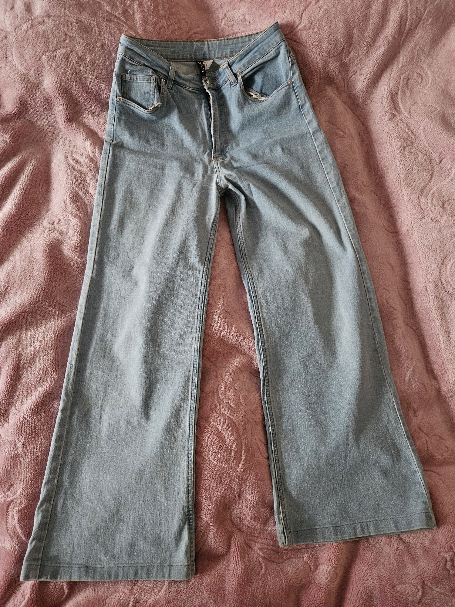 Spodnie damskie jasny jeans H&M Rozm 40