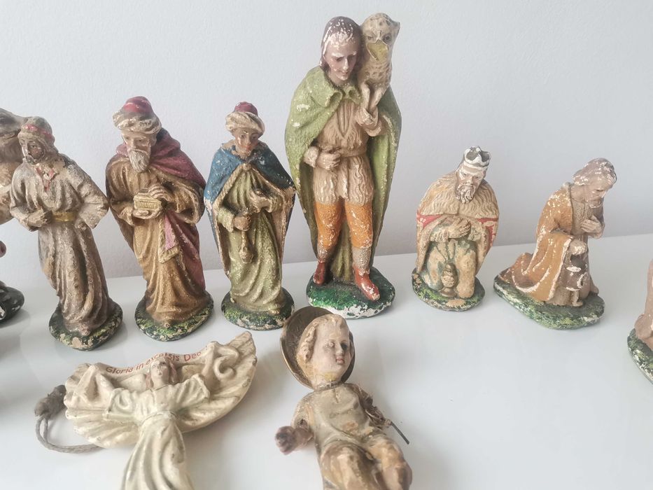 Stara przedwojenna Szopka Bożonarodzeniowa