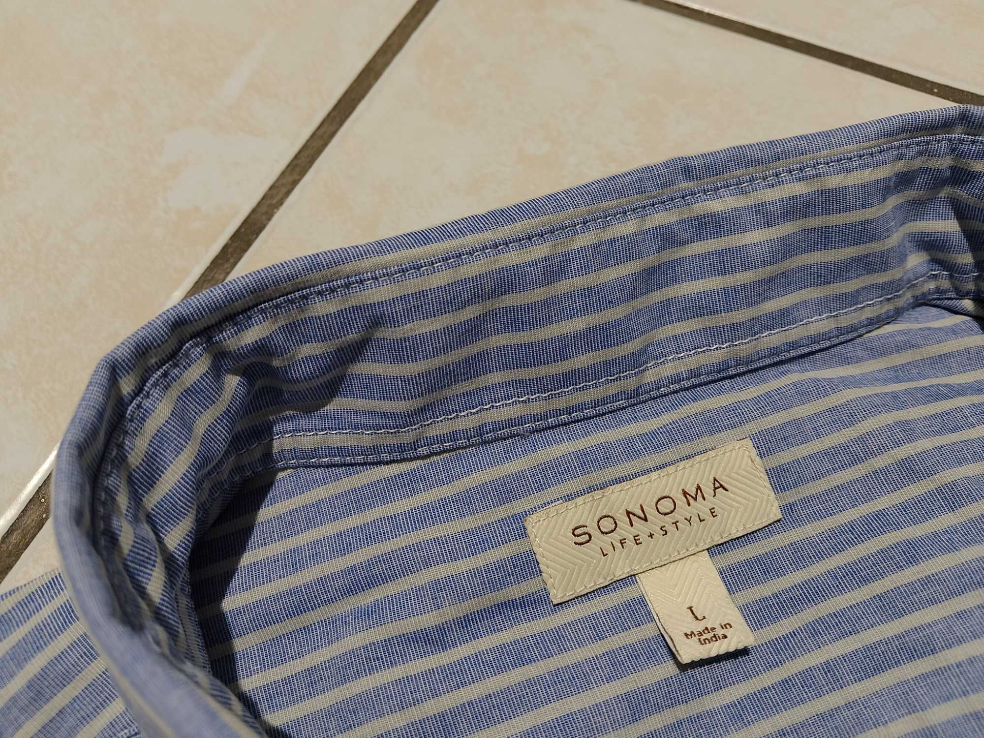 SONOMA USA - NOWA! Koszula Męska krótki rękaw rozmiar XL