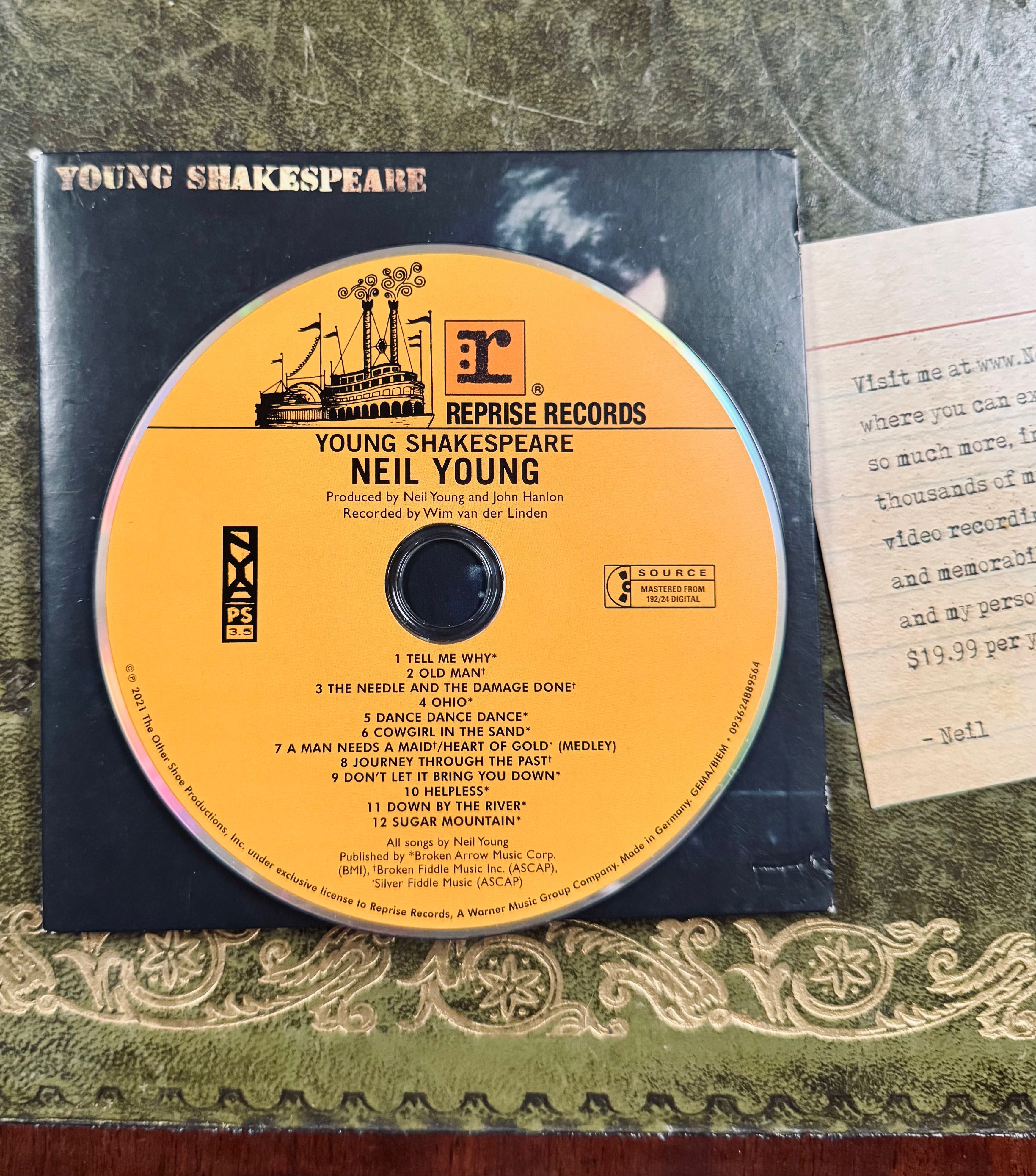 Neil Young Old Shakespeare CD