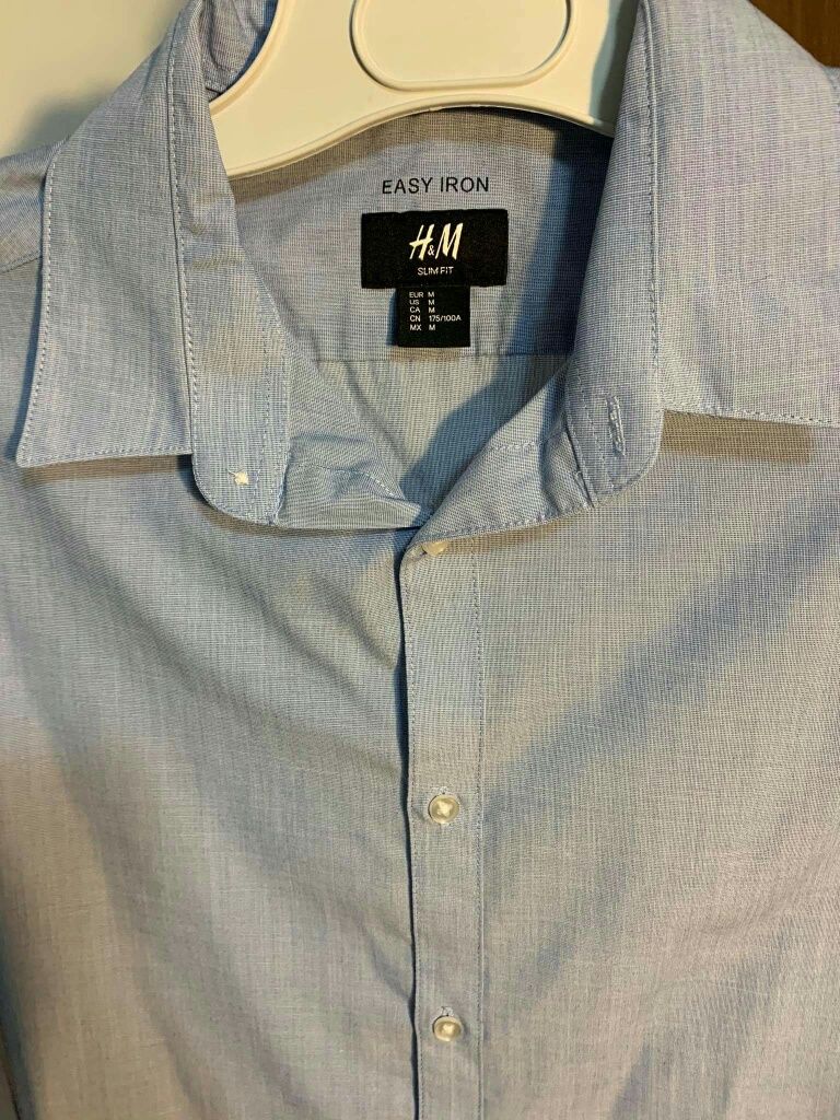 Koszula męska, h&m slim fit, M