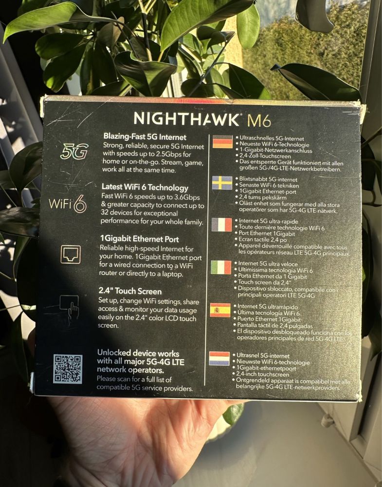 Router MR6150 Nighthawk M6 5G Hot Spot WiFi 6