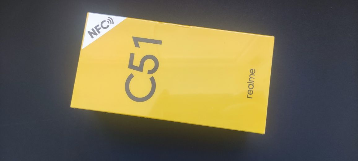 Смартфон Realme C51 4/128 Gb чорний/зелений, новий, в плівці