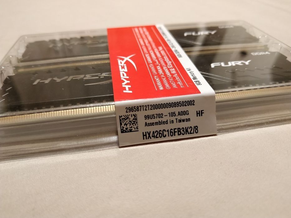 Продаю ОЗП HyperX Fury Black DDR4 8GB 2666 MHz Kit (2×4GB)