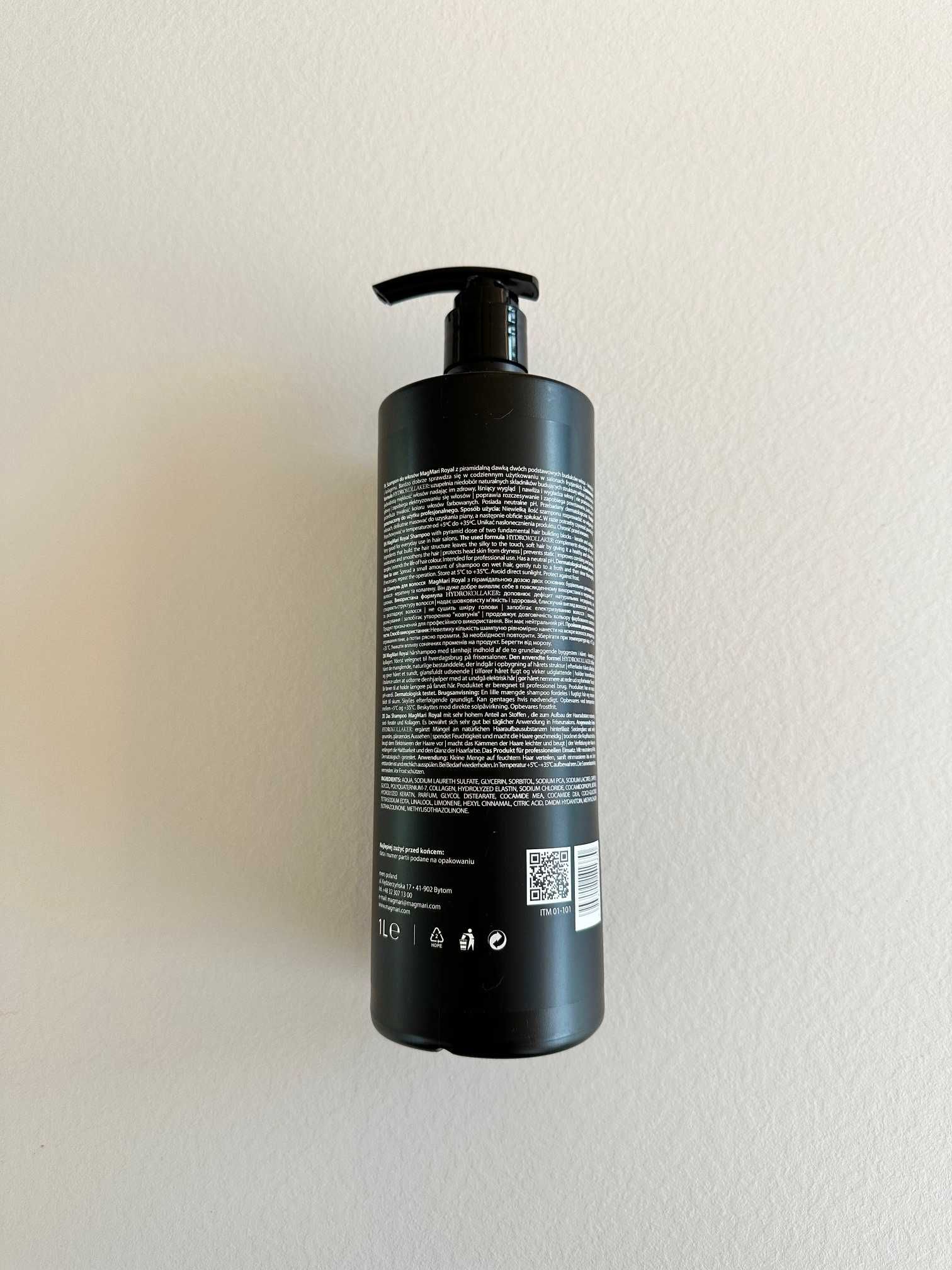 NOWY! Szampon MAGMARI ROYAL szampon regenerująco-odbudowujący 1000 ml