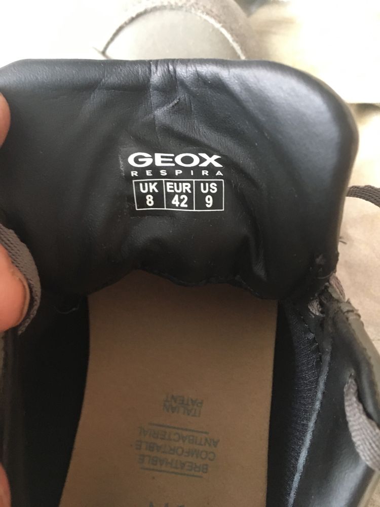 шкіряні кросовки ботінки GEOX