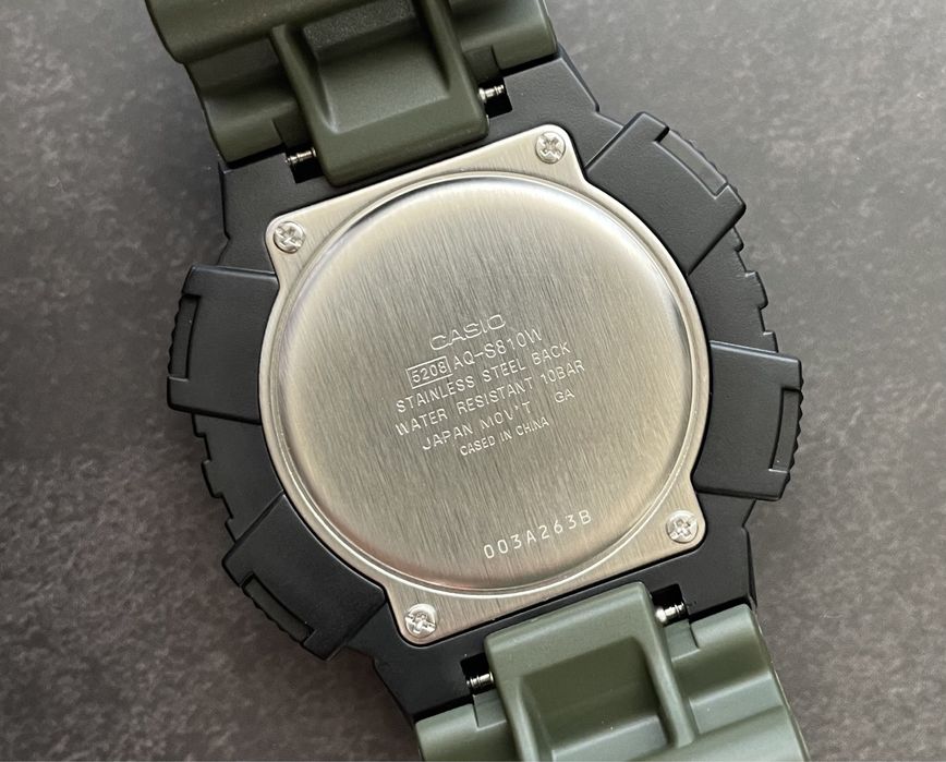 Годинник наручний  Casio AQ-S810W-3A новий оригінал сонячна батарея