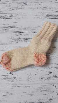 Детские вязаные шерстяные носки/носочки для девочки