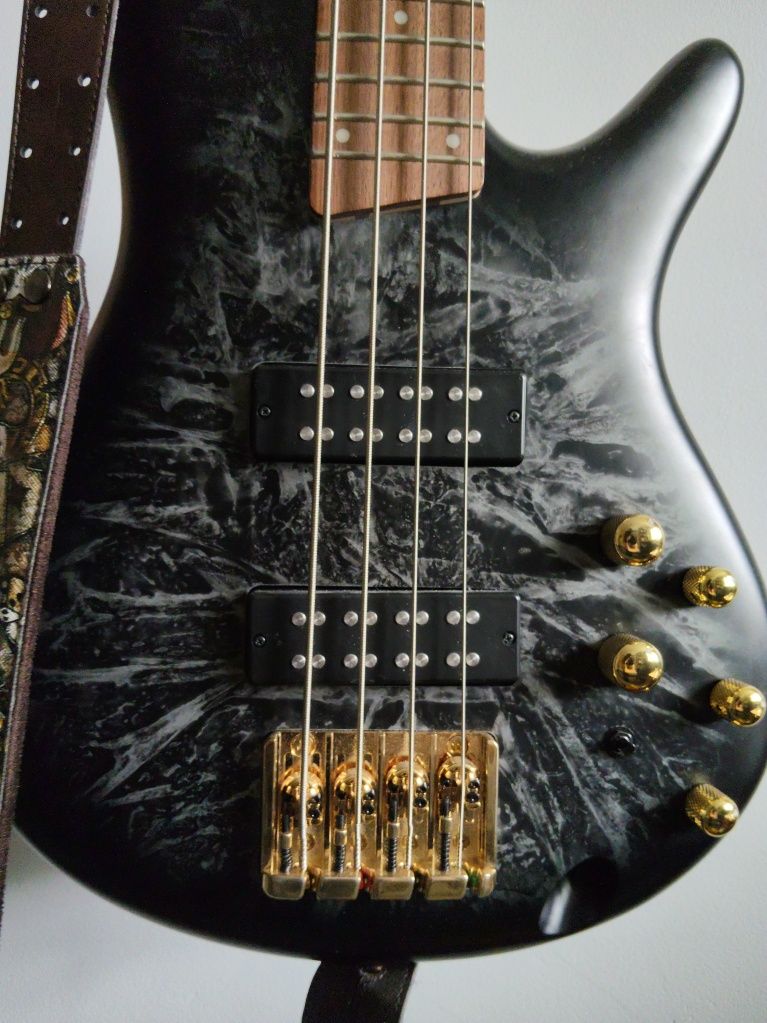 Bass Ibanez Sr 300 edx gray, zestaw basowy Orange crush bass 25