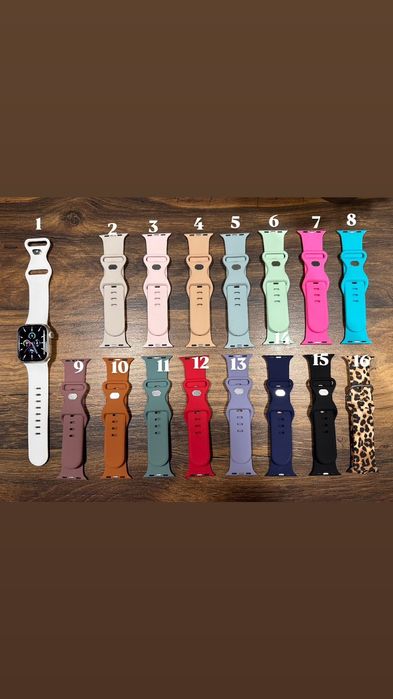 Силікований ремінець Apple watch для годинника silicone 38/40/41