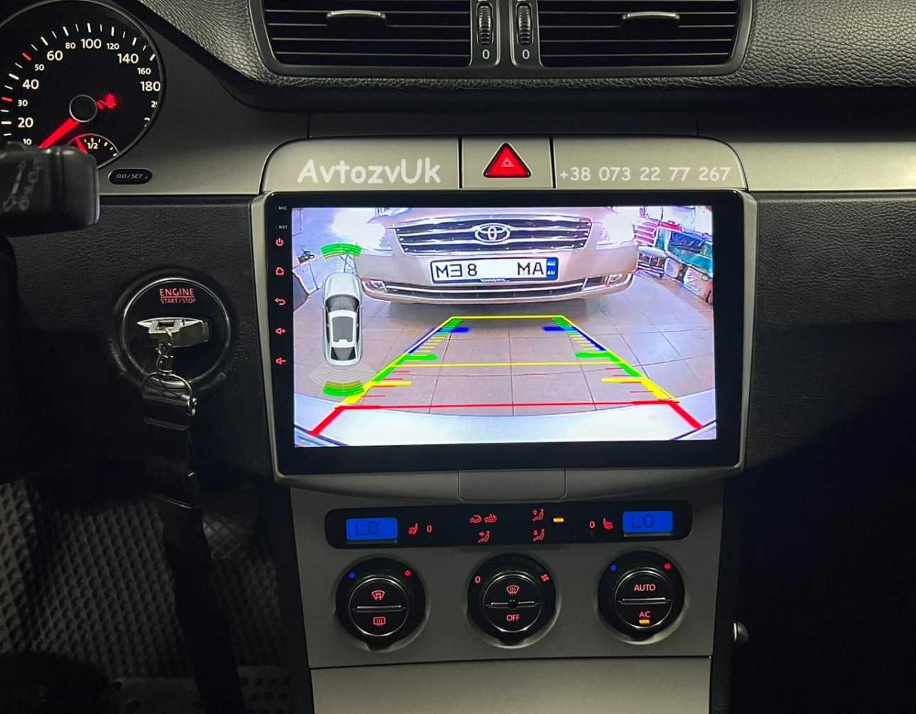 Магнитола PASSAT Volkswagen VW CC B6 B7 Tesla GPS CarPlay Android 14