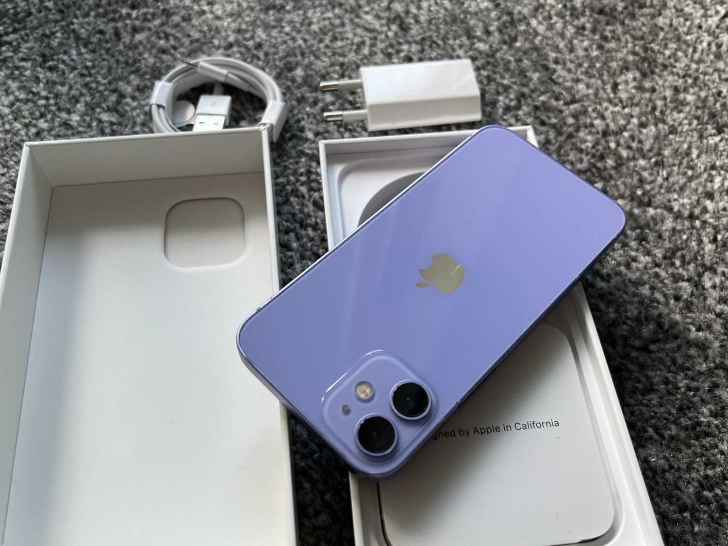 iPhone 12 Mini 128GB Purple Fioletowy Violet Bateria 96% Gwarancja