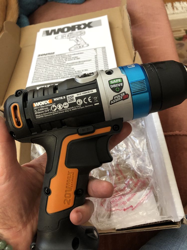 Wkrętarka inteligentna WORX 20V. WX178.9