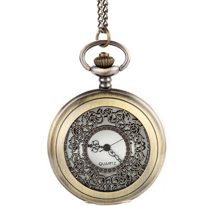 Relógio de Bolso da Quartz Vintage, Luxo Moderno/Antigo NOVO e Selado