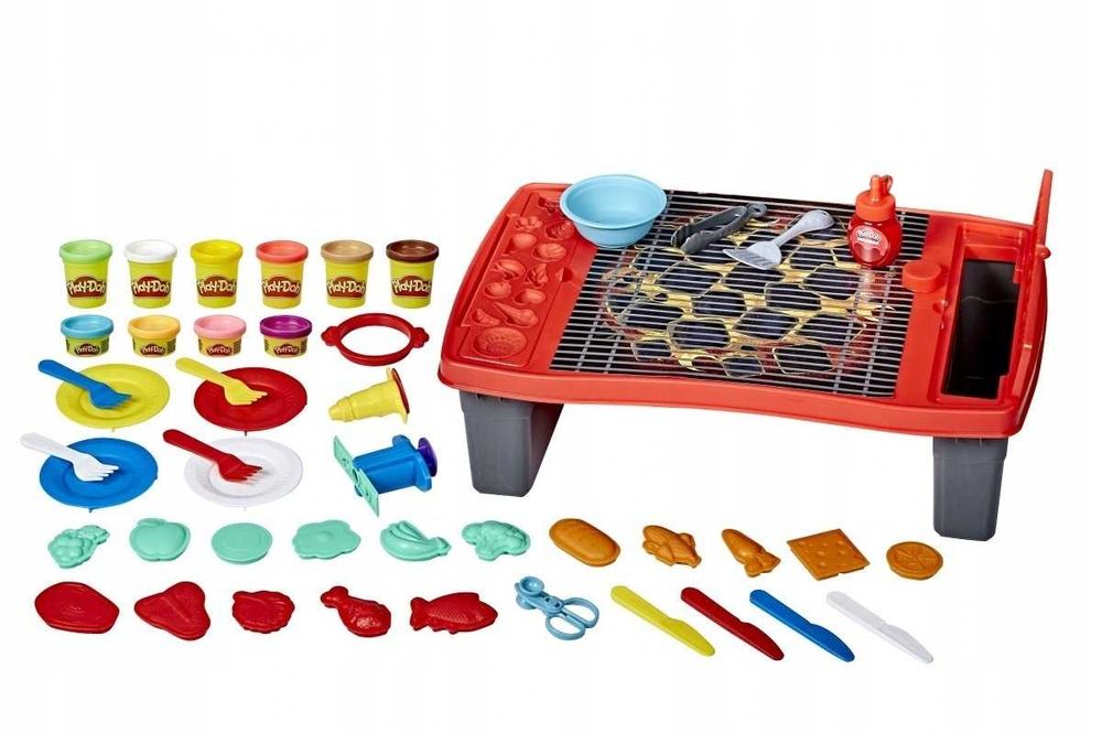 NOWY zestaw Play-Doh Wielki box do Grillowania grill akcesoria E8742