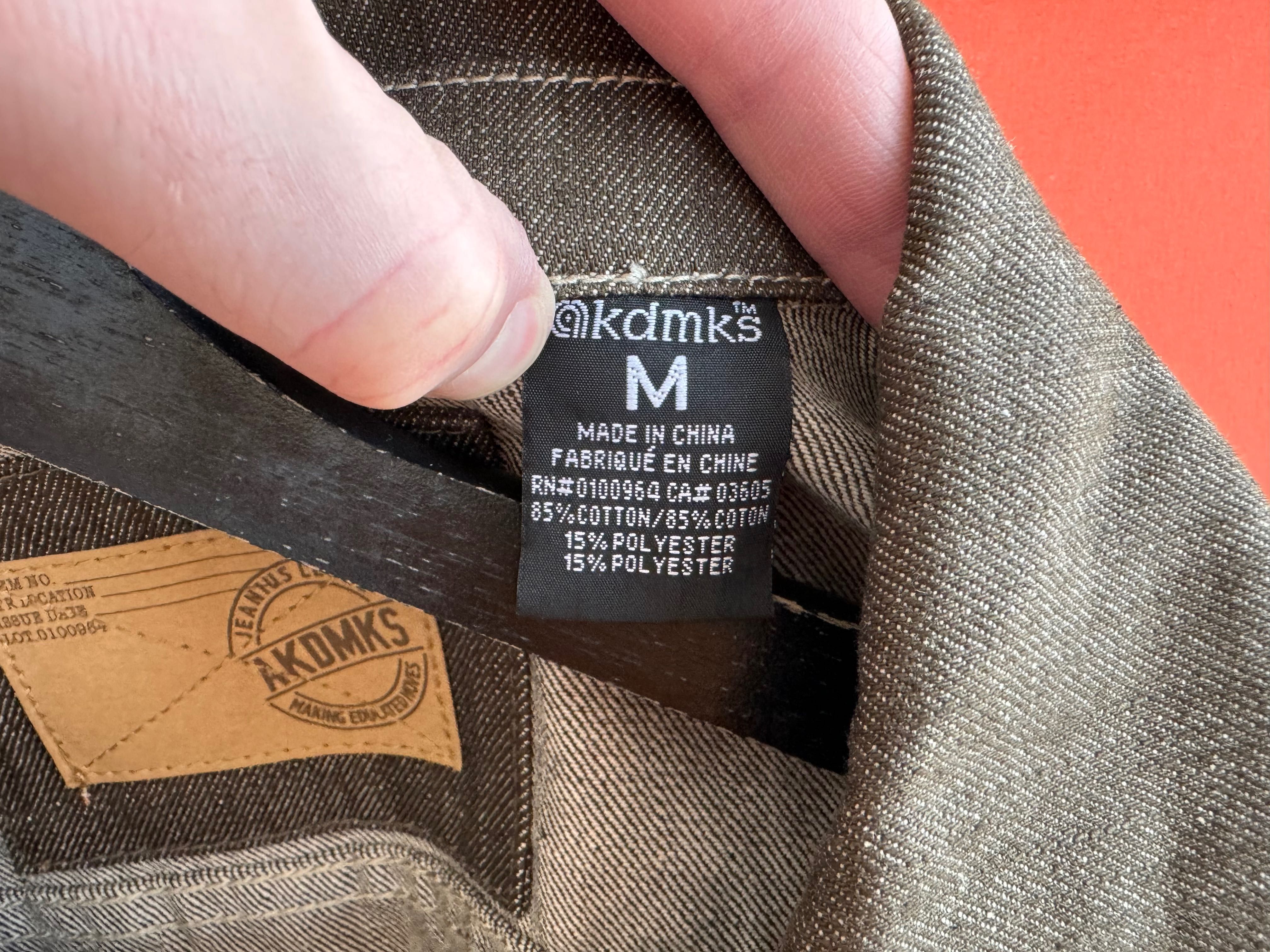 AKDMKS Akademiks мужская джинсовая куртка джинсовка размер M Б У