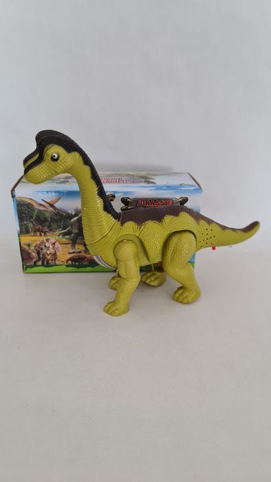 Dwugłowy dinozaur na baterie